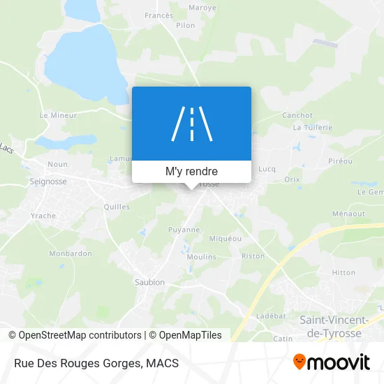 Rue Des Rouges Gorges plan