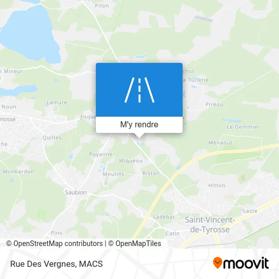 Rue Des Vergnes plan