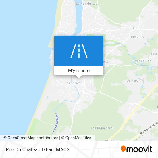 Rue Du Château D'Eau plan