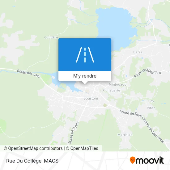 Rue Du Collège plan