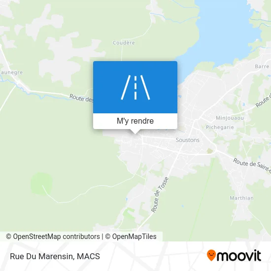 Rue Du Marensin plan