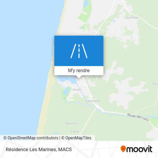 Résidence Les Marines plan