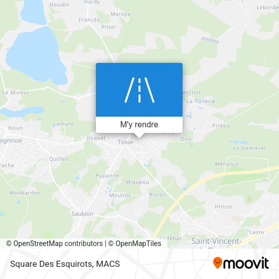 Square Des Esquirots plan