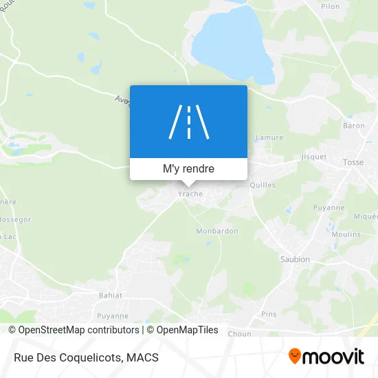 Rue Des Coquelicots plan