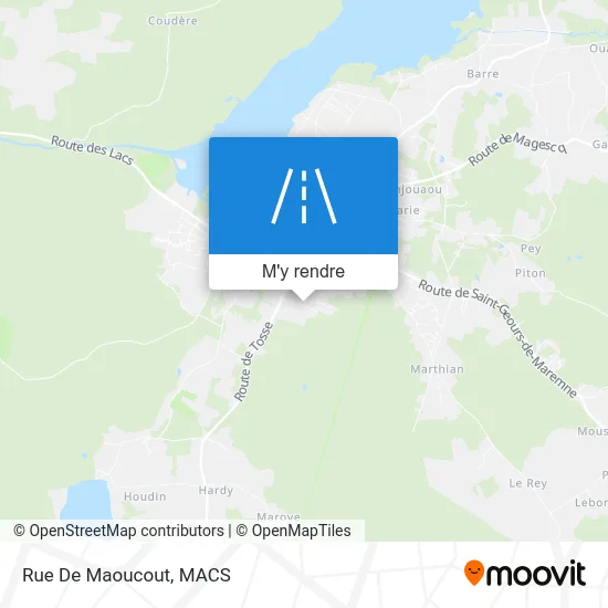 Rue De Maoucout plan