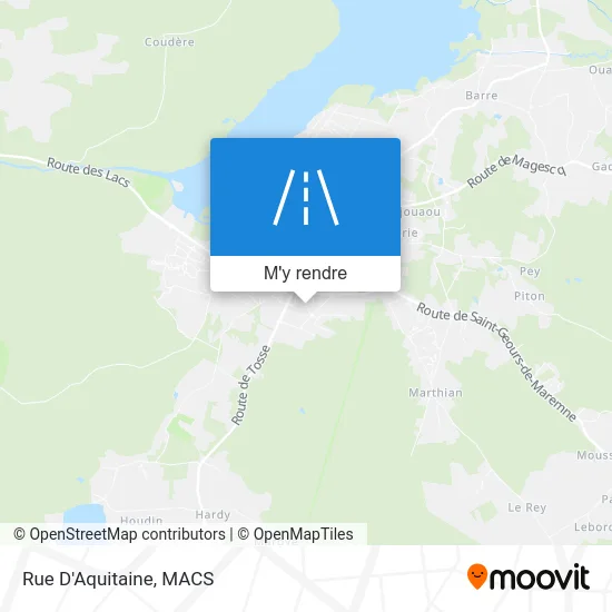 Rue D'Aquitaine plan