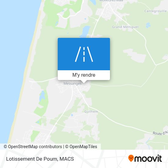 Lotissement De Poum plan