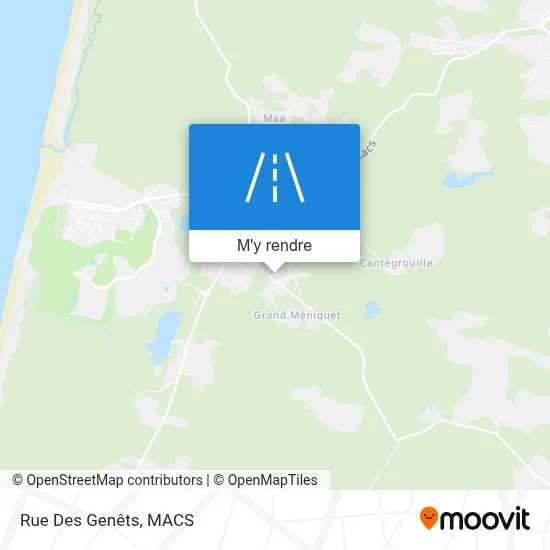 Rue Des Genêts plan