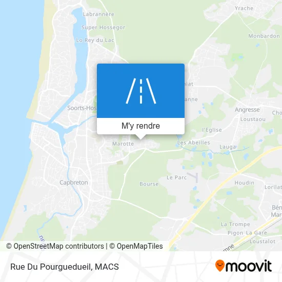 Rue Du Pourguedueil plan