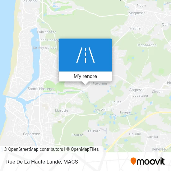 Rue De La Haute Lande plan