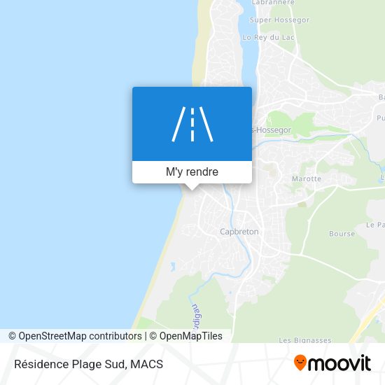 Résidence Plage Sud plan