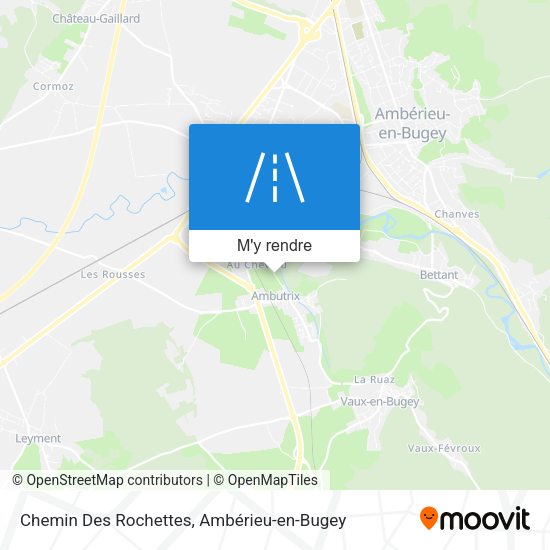 Chemin Des Rochettes plan