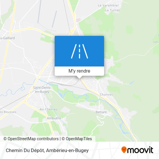 Chemin Du Dépôt plan