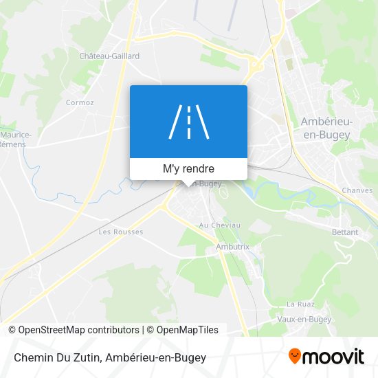Chemin Du Zutin plan