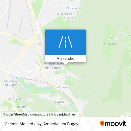 Chemin Mollard Joly plan