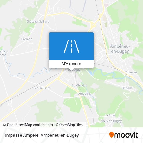 Impasse Ampère plan