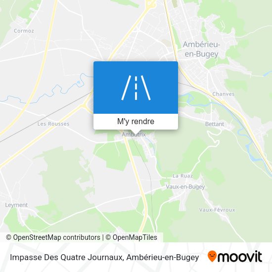 Impasse Des Quatre Journaux plan