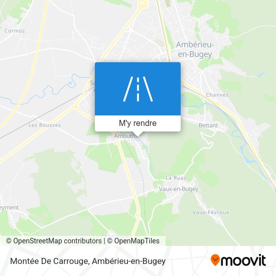Montée De Carrouge plan