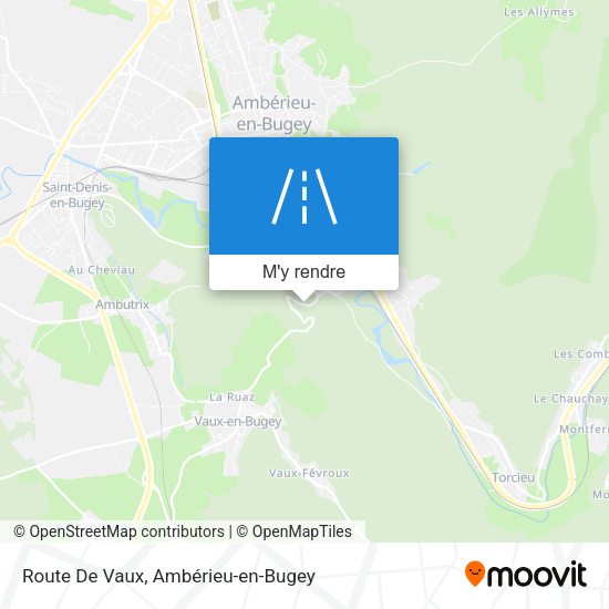 Route De Vaux plan
