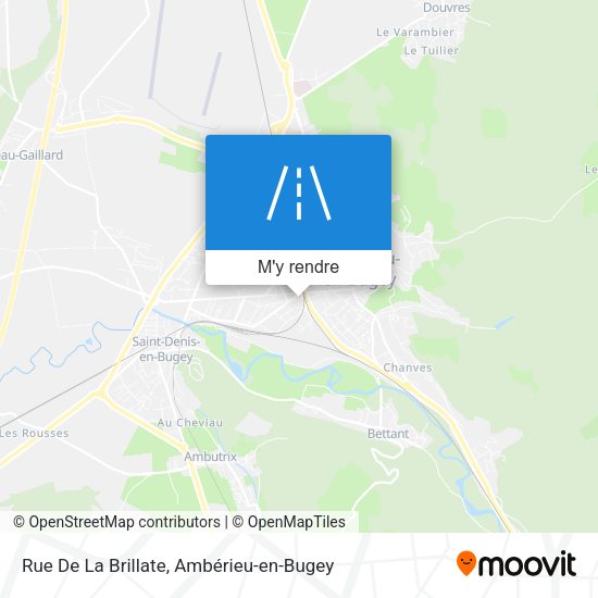 Rue De La Brillate plan