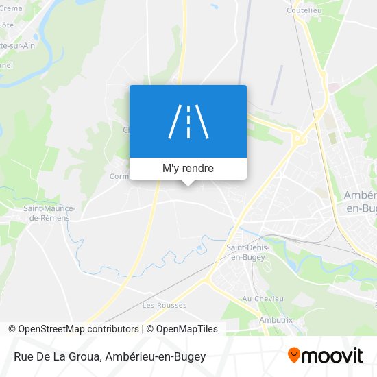 Rue De La Groua plan