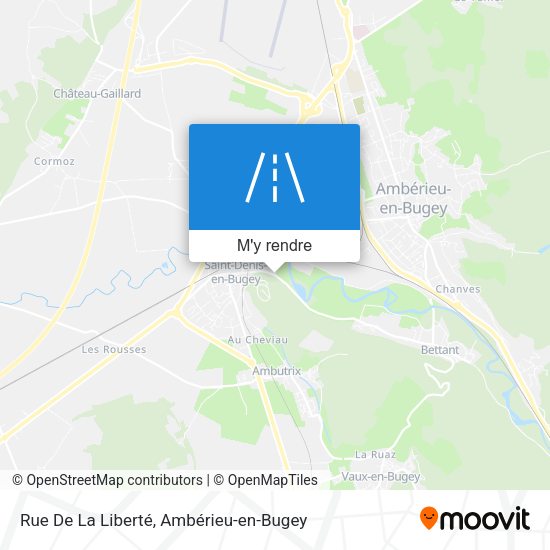 Rue De La Liberté plan