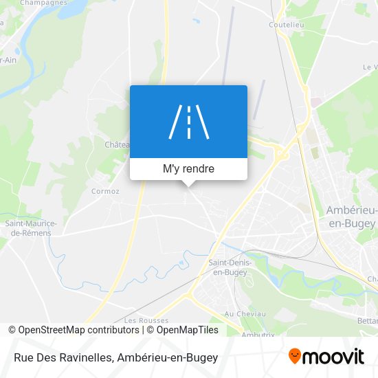 Rue Des Ravinelles plan