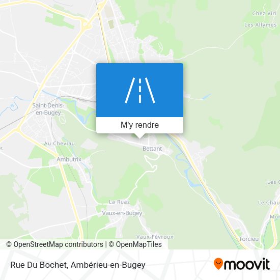Rue Du Bochet plan