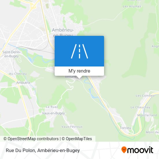 Rue Du Polon plan