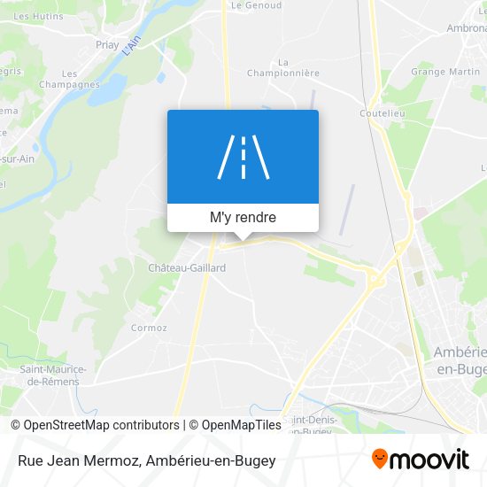 Rue Jean Mermoz plan