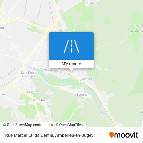 Rue Marcel Et Ida Démia plan