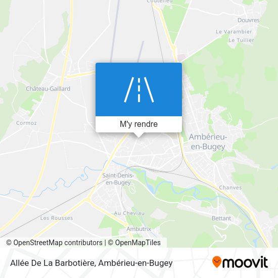 Allée De La Barbotière plan