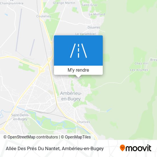 Allée Des Prés Du Nantet plan