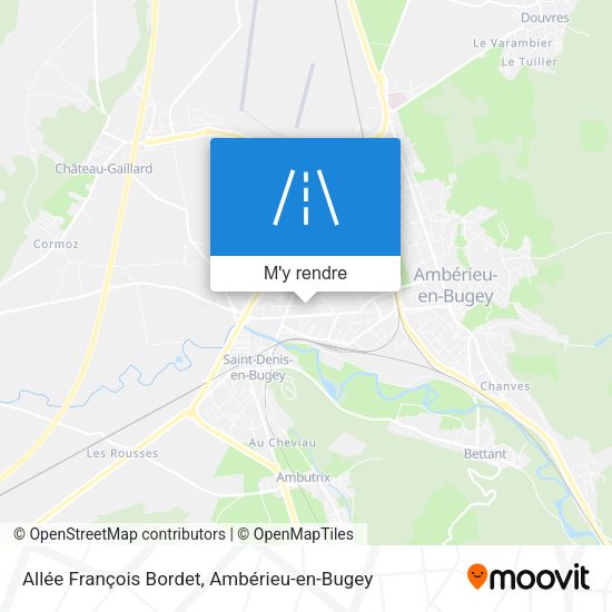 Allée François Bordet plan