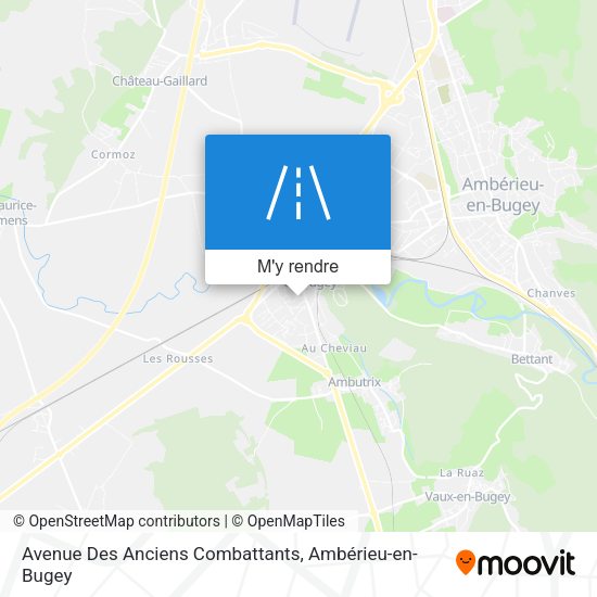 Avenue Des Anciens Combattants plan