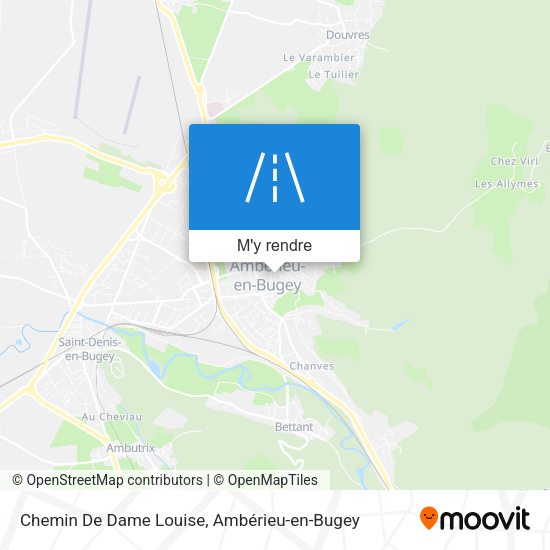 Chemin De Dame Louise plan