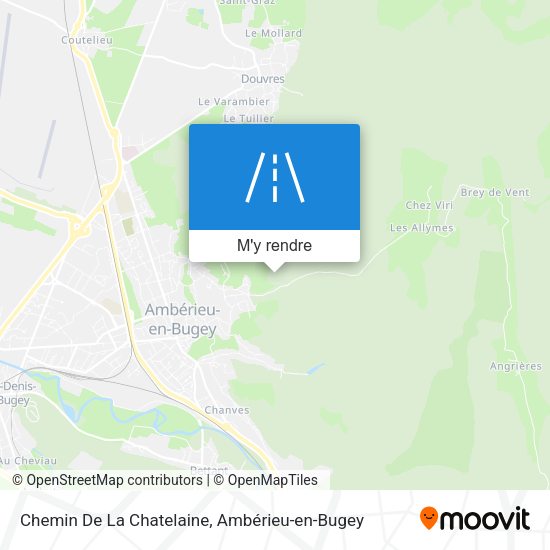 Chemin De La Chatelaine plan