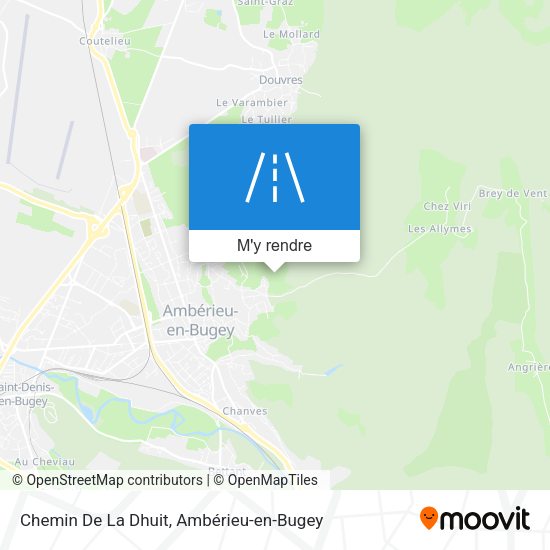 Chemin De La Dhuit plan