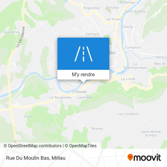 Rue Du Moulin Bas plan