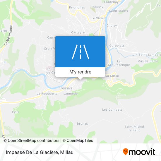 Impasse De La Glacière plan