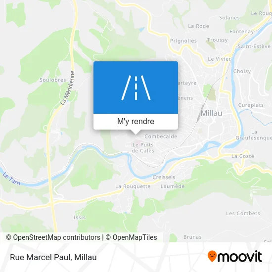 Rue Marcel Paul plan