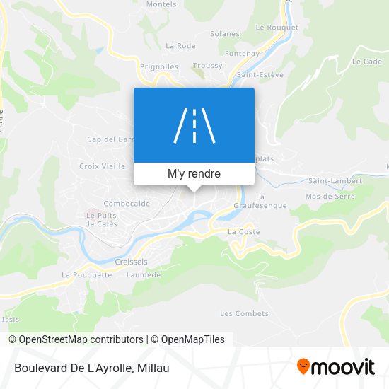 Boulevard De L'Ayrolle plan