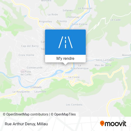 Rue Arthur Deruy plan