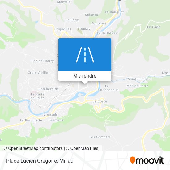 Place Lucien Grégoire plan