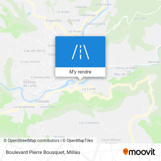 Boulevard Pierre Bousquet plan