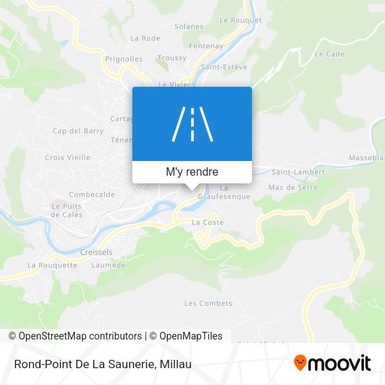 Rond-Point De La Saunerie plan