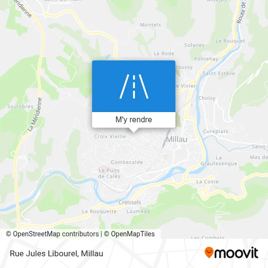 Rue Jules Libourel plan