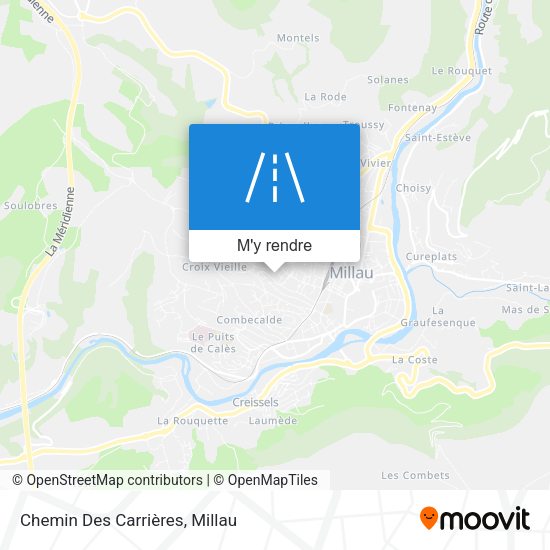Chemin Des Carrières plan