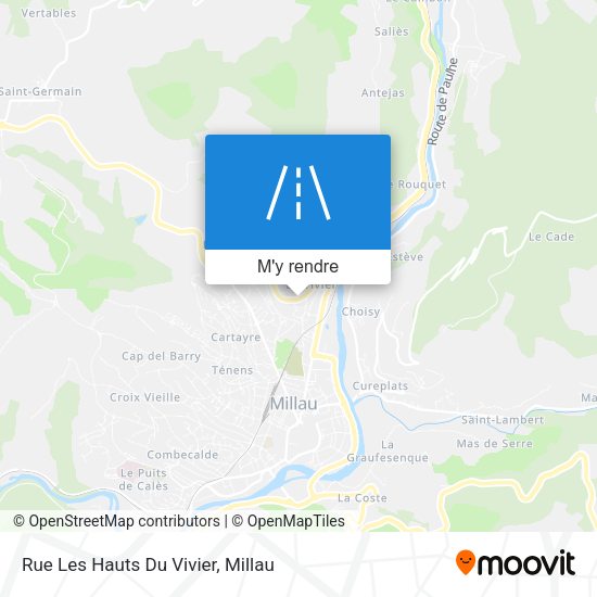 Rue Les Hauts Du Vivier plan