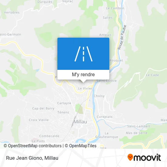 Rue Jean Giono plan